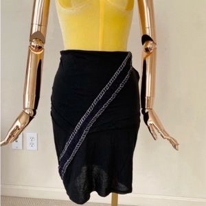 Stella McCartney Vintage  Black Pencil Skirt SZ 2/38